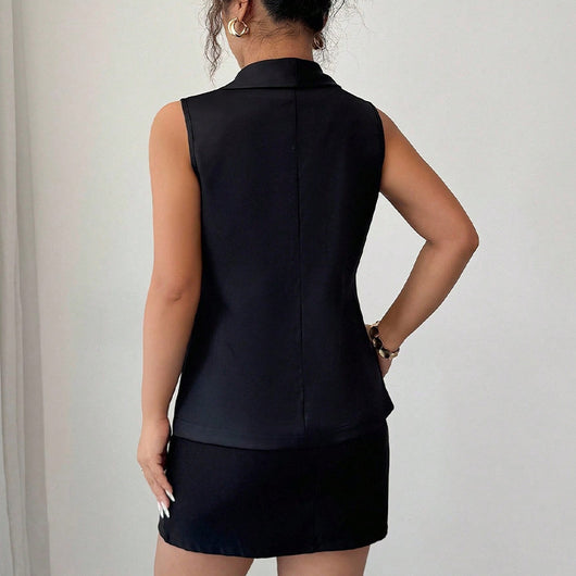 Chaleco Estampado sin Mangas para Mujer - Image 3
