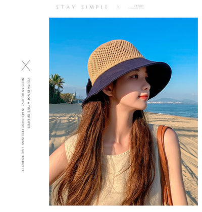 Gorro de Sol para Mujer con Malla Transpirable y Moño - Image 22