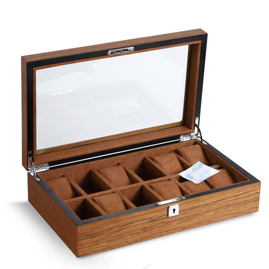 Caja Organizadora de Relojes con Acabado Madera Mate - Image 10