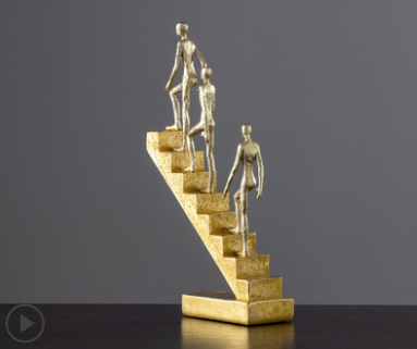 Escultura Decorativa de Pensador Creativo - Figura de Resina Retro para Oficina y Hogar - Image 5