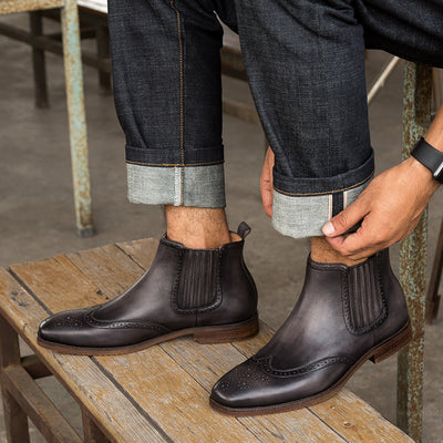 Botas Casuales Antipelaje con Cordones para Hombre - Image 12