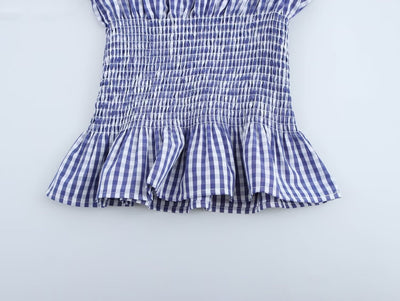 Blusa Ajustada de Cintura Controlada Estilo Europeo - Image 7