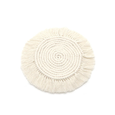 Posavasos Tejidos Nórdicos Redondos Antideslizantes para Mesa - Image 6