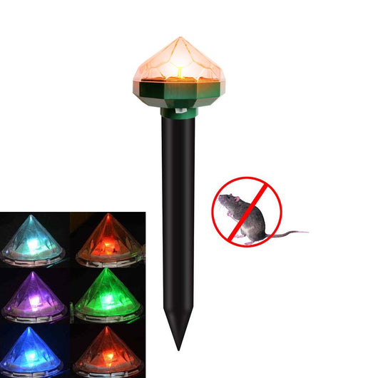 Repelente Solar de Plagas con Lámpara LED - Ahuyentador para Jardín - Image 9