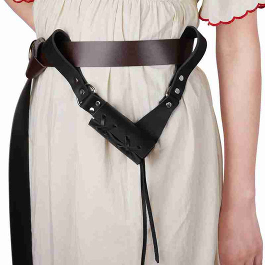 Cinturón Medieval Crusader con Espada Colgante en Cuero PU - Image 10