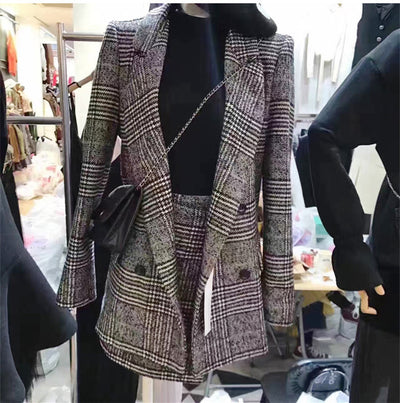 Conjunto de Falda y Blazer Slim Elegante con Aroma de Lujo - Image 4