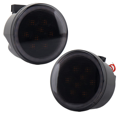 Luces LED de Rejilla Central para Wrangler con Señales de Giro y Advertencia - Image 6