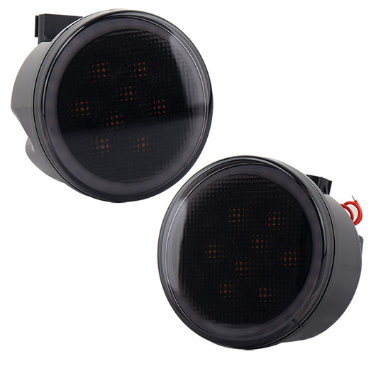 Luces LED de Rejilla Central para Wrangler con Señales de Giro y Advertencia - Image 6