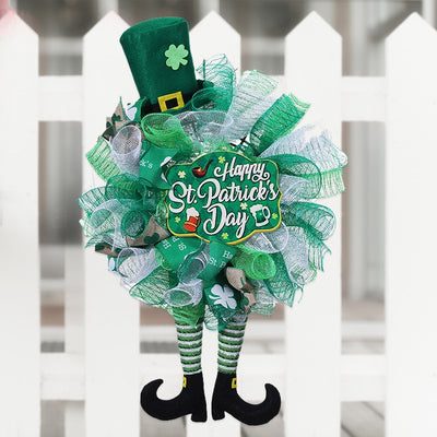 Decoración Festiva Irlandesa - Muñeca sin Rostro para Puerta y Árbol Navideño - Image 8