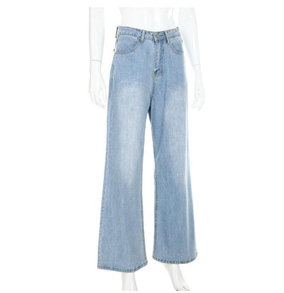 Pantalón Denim Talle Alto Pierna Recta Ancho - Image 13