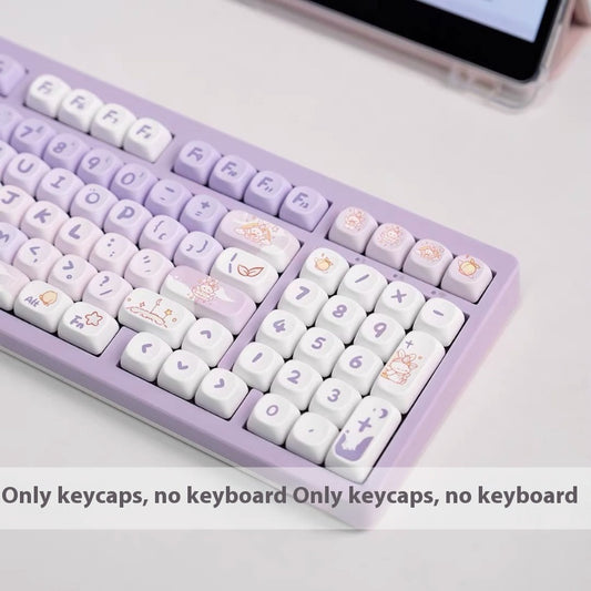 Keycap Conejo Degradado Púrpura PBT - Personalización Coeco - Image 2