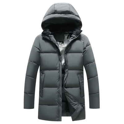 Chaqueta de Algodón Graphene para Hombre con Capucha Desmontable - Extra Gruesa y Moderna - Image 5