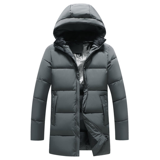 Chaqueta de Algodón Graphene para Hombre con Capucha Desmontable - Extra Gruesa y Moderna - Image 5