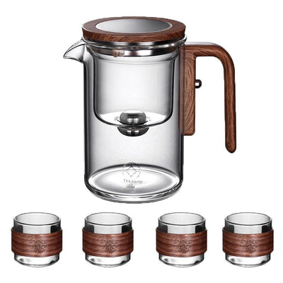 Tetera de Cristal con Separador de Té - Juego Completo para el Hogar - Image 10