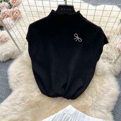 Conjunto de Dos Piezas: Blusa Plisada sin Mangas y Falda Diseño Exclusivo para Mujer - Image 46