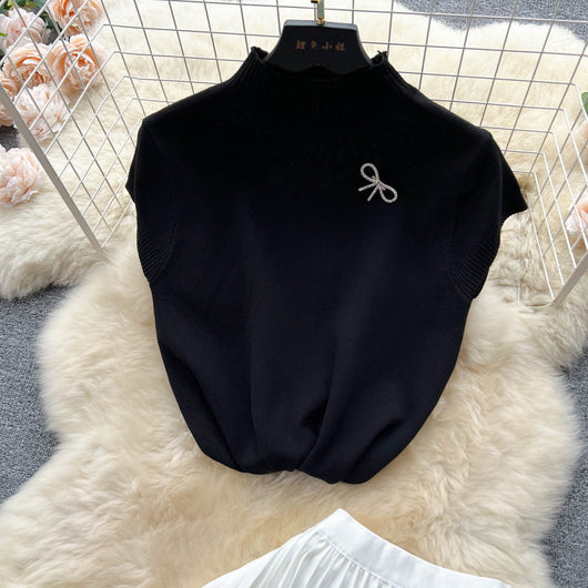 Conjunto de Dos Piezas: Blusa Plisada sin Mangas y Falda Diseño Exclusivo para Mujer - Image 46