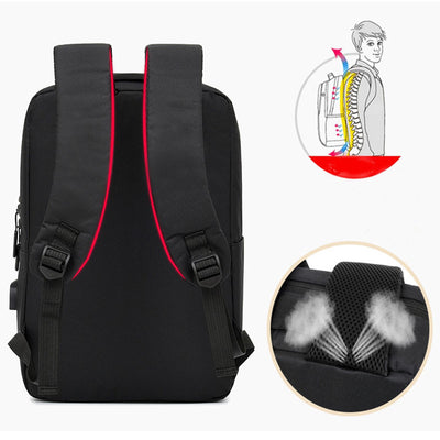 Mochila Ejecutiva para Laptop con Puerto USB - Bolsa de Negocios para Hombre - Image 6
