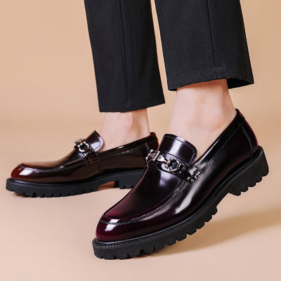 Zapatos Gommino con Hebilla Horse Street en Cuero Japonés Pulido para Hombre - Image 23