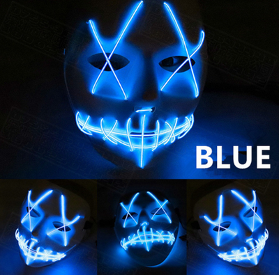 Máscara LED Brillante para Todo el Rostro - Halloween - Image 24