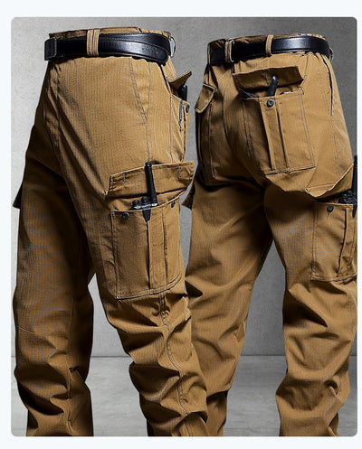 Pantalones Tácticos Multibolsillos Holgados de Trabajo Resistente - Image 11