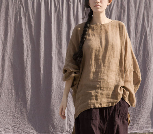 Blusa Ligera de Ramio Transpirable para Primavera y Verano - Image 6