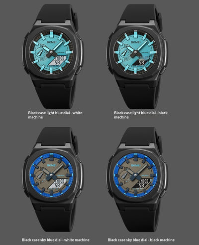 Reloj Deportivo Digital Hombre Cronógrafo Multifunción Resistente al Agua - Image 18