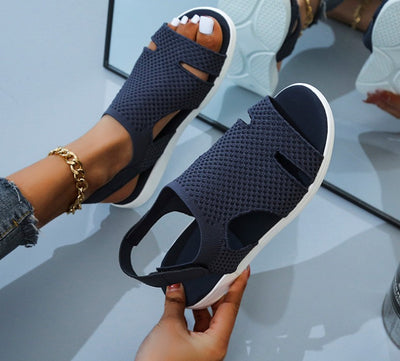 Zapatos Deportivos Malla Transpirable Efecto Frosted Punta Pez Viscosa - Image 9