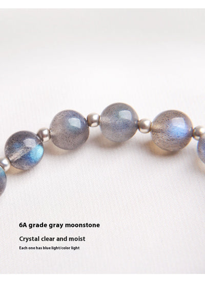 Pulsera Cristal Plata 925 Flores de Miel - Luz de Luna Lima y Fresa - Image 10