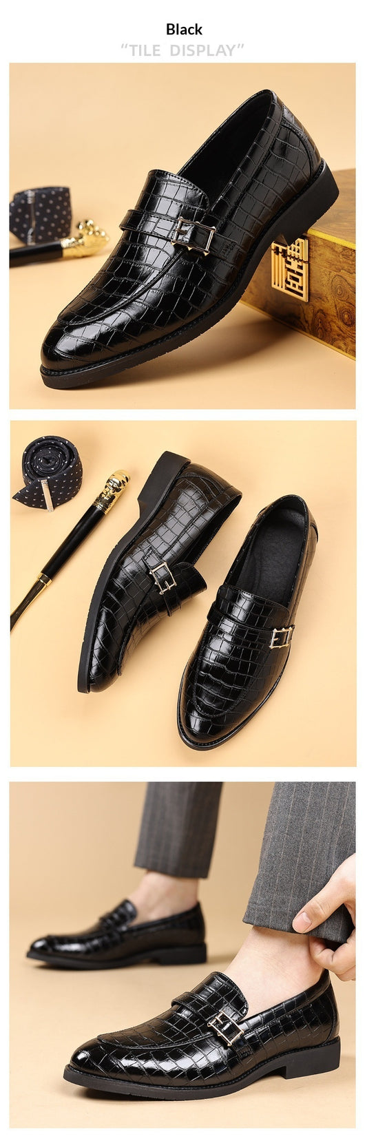 Zapatos de Cuero Casual Plus Size para Hombre - Estilo Moderno y Cómodo - Image 13