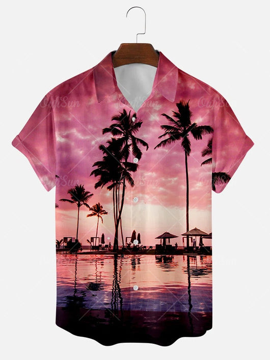 Camisa Casual Talla Grande Hombre Verano con Estampado Digital 3D Manga Corta - Image 20
