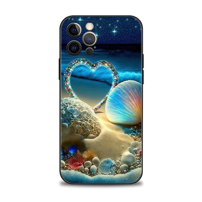 Funda Protectora para Celular Diseño Playa Resistente a Caídas - Image 9