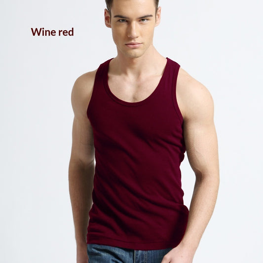 Musculosa Deportiva de Algodón para Hombre Primavera-Verano