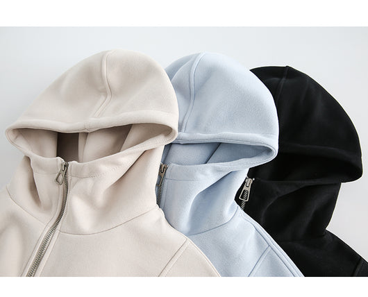 Sudadera Holgada con Capucha y Cuello Alzado para Mujer - Image 13