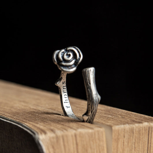 Anillo Rosa de Plata 925 Dark Dream - Image 8