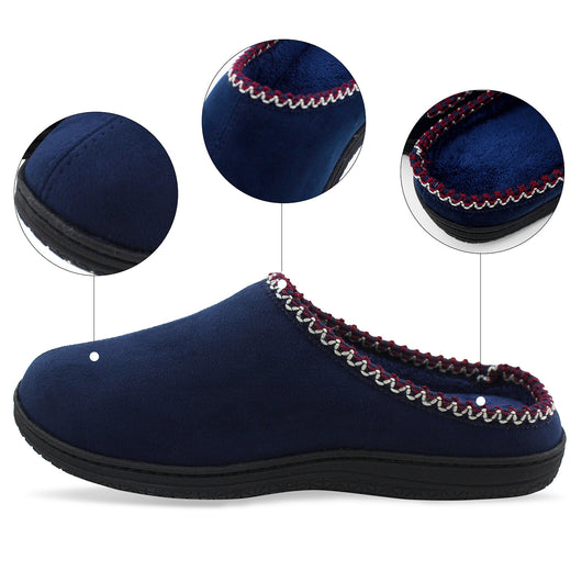 Pantuflas de Felpa Coral para Hombre Talla Grande - Image 3
