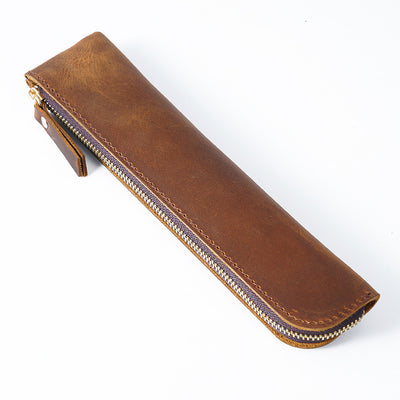 Estuche Portalápices de Cuero Genuino Estilo Retro - Image 7
