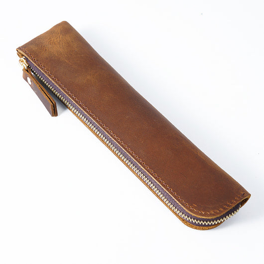 Estuche Portalápices de Cuero Genuino Estilo Retro - Image 7