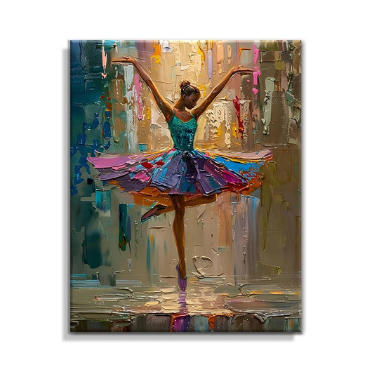 Cuadro Abstracto Pintura al Óleo Danza Femenina - Arte Moderno para Sala de Estar - Image 5