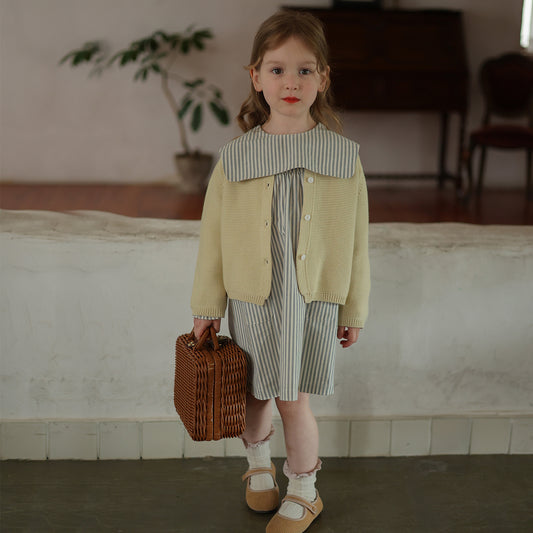 Cardigan de Algodón para Niñas - Suéter Elegante y Cómodo