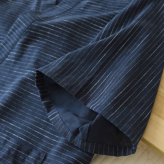 Pijama Kimono de Algodón para Hombre - Bata Ligera Tallas Grandes Verano - Image 15