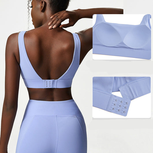 Conjunto de Yoga Tres Piezas Color Nude - Image 13