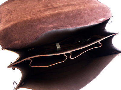 Bolsa Mensajero de Cuero Crazy Horse para Hombre - Estilo Premium - Image 11