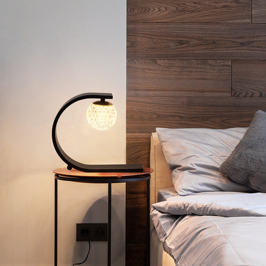 Lámpara de Mesa LED Minimalista Efecto Estrellado - Image 9