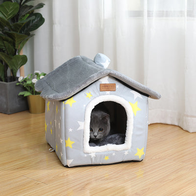 Casa Cama para Gatos Desmontable y Lavable - Image 4