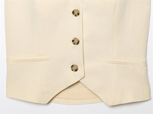 Chaleco Elegante Slim Fit sin Mangas con Tirantes Ajustables - Image 3