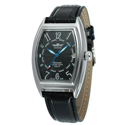 Reloj Mecánico Automático Casual de Barril para Hombre - Image 4