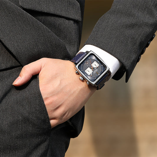 Reloj Inteligente Cuadrado Multifunción Impermeable con Calendario y Luz Nocturna - Image 2