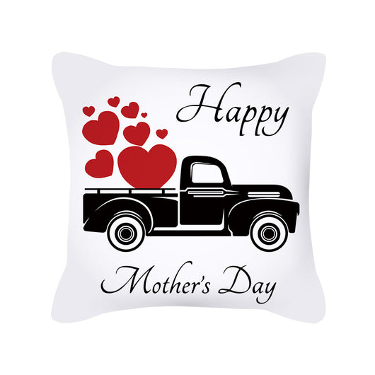 Funda de Almohada Día de la Madre Corazón Nórdico Melocotón - Image 13