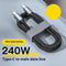 Cable de Carga Rápida 240W con Tejido Resistente