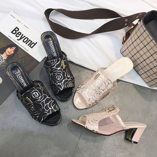 Sandalias de Tacón Pendiente para Verano Mujer - Image 10